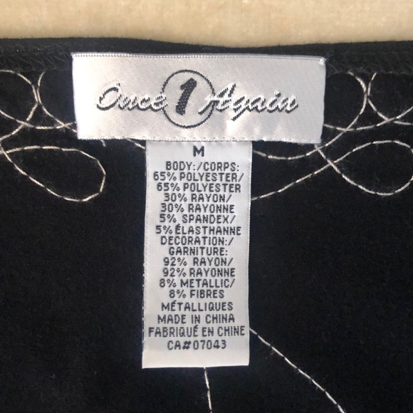 Sleeveless black top. NWOT - Picture 5 of 6